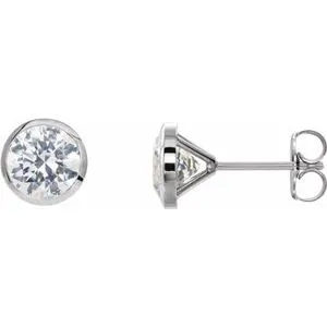 14K White 1/3 CTW Diamond Cocktail-Style Earrings