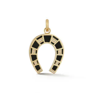 14KY Black Onyx Hallie Charm