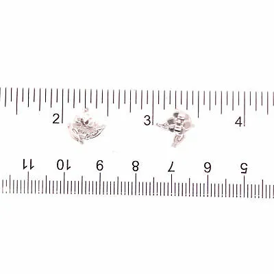 18K Marquise Diamond Earrings White Gold