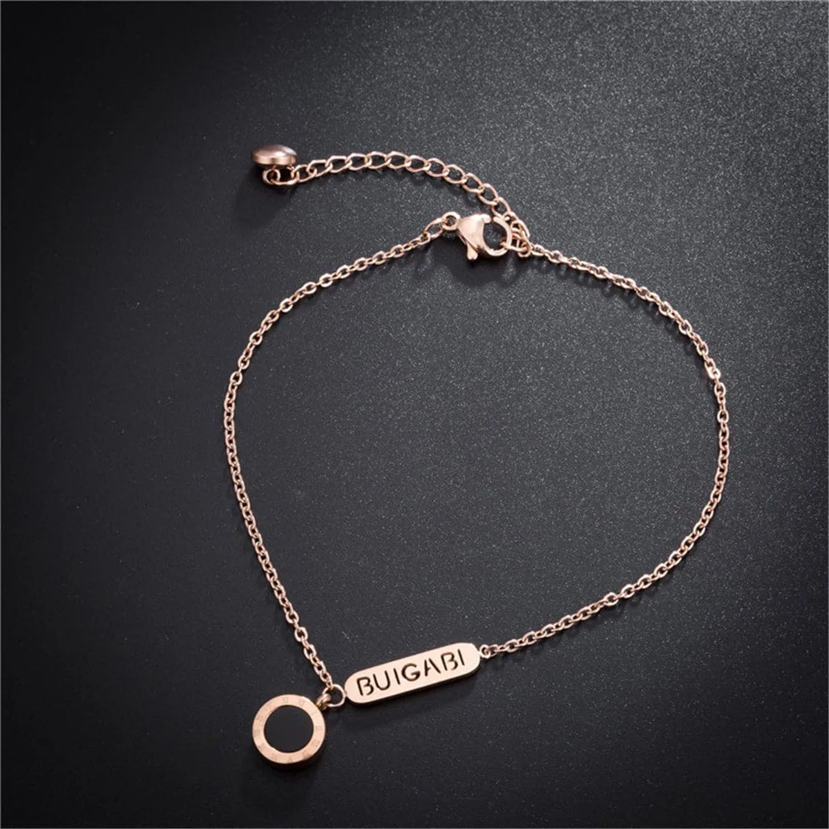 18K Rose Gold-Plated & Arylic 'Buigabi' Anklet