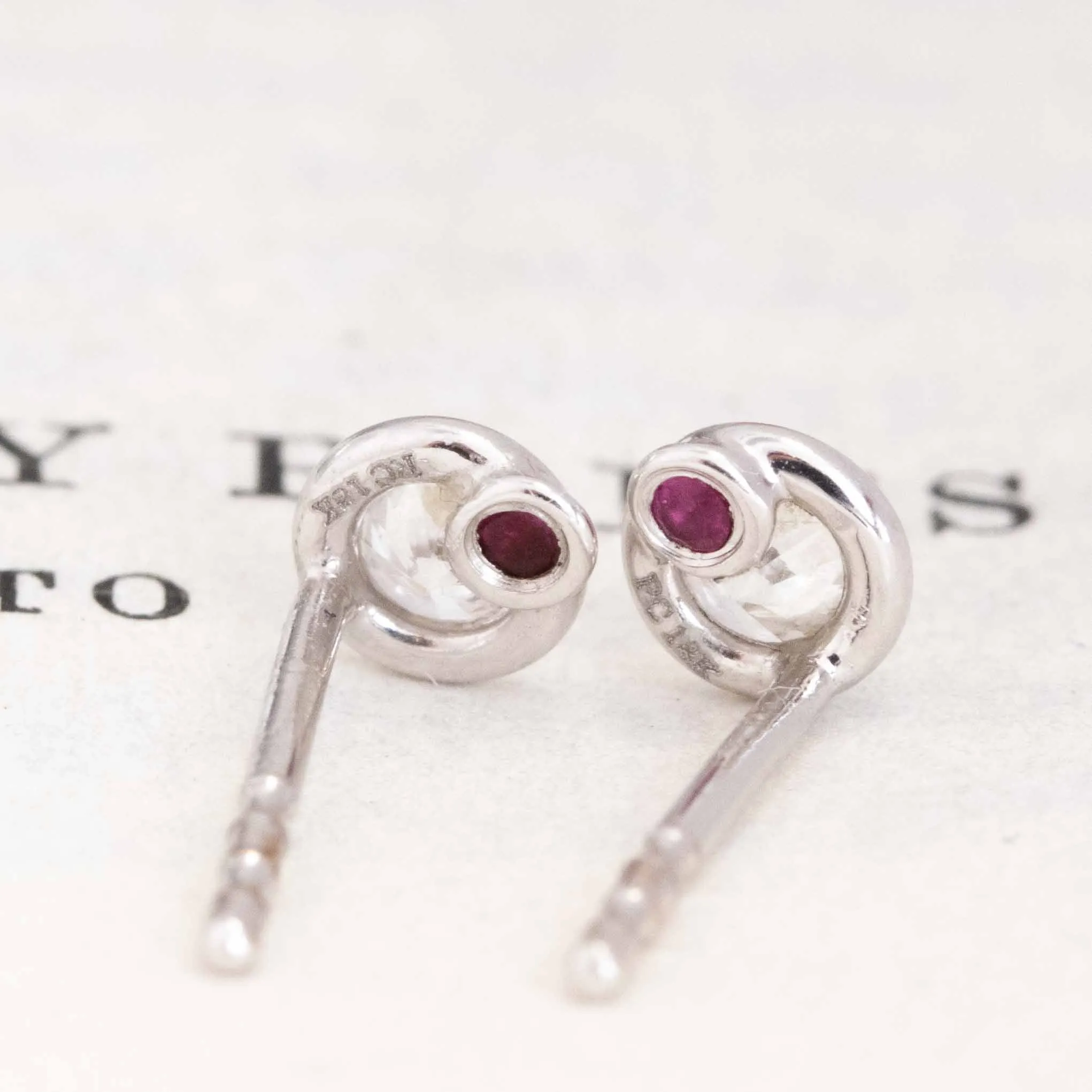 .23ctw Petite Round Brilliant Cut Diamond Stud Earrings by Roberto Coin