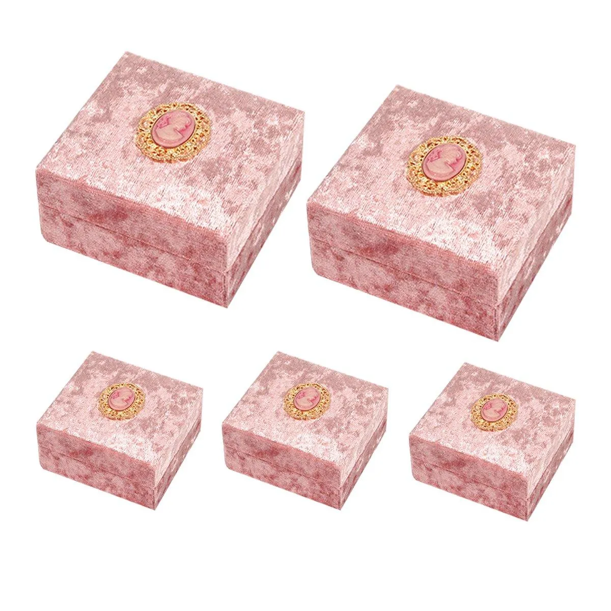 5PCS  Jewelry Box Gift Packing Wedding Box