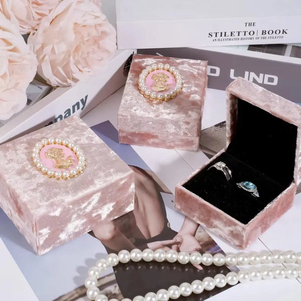 5PCS  Jewelry Box Gift Packing Wedding Box