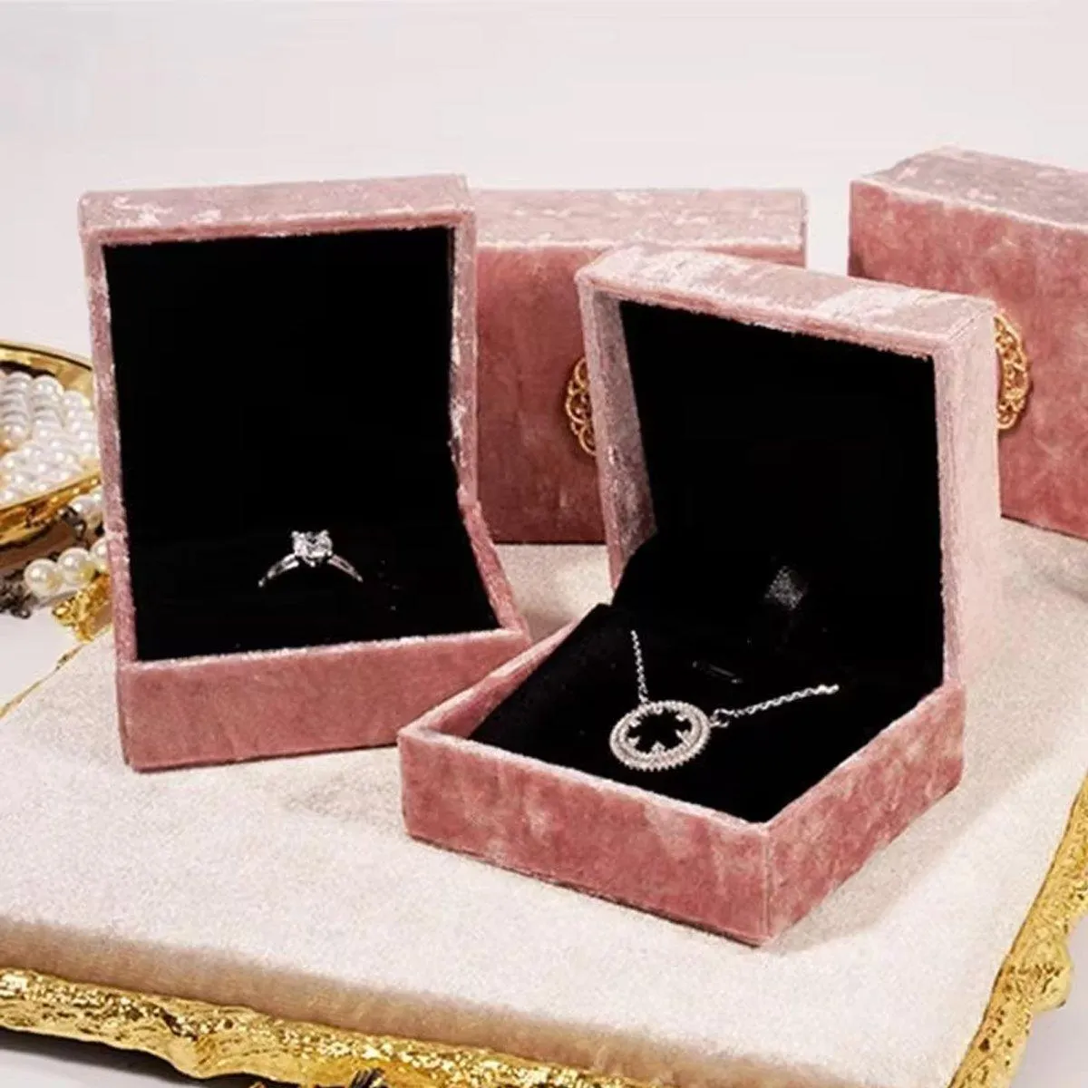 5PCS  Jewelry Box Gift Packing Wedding Box