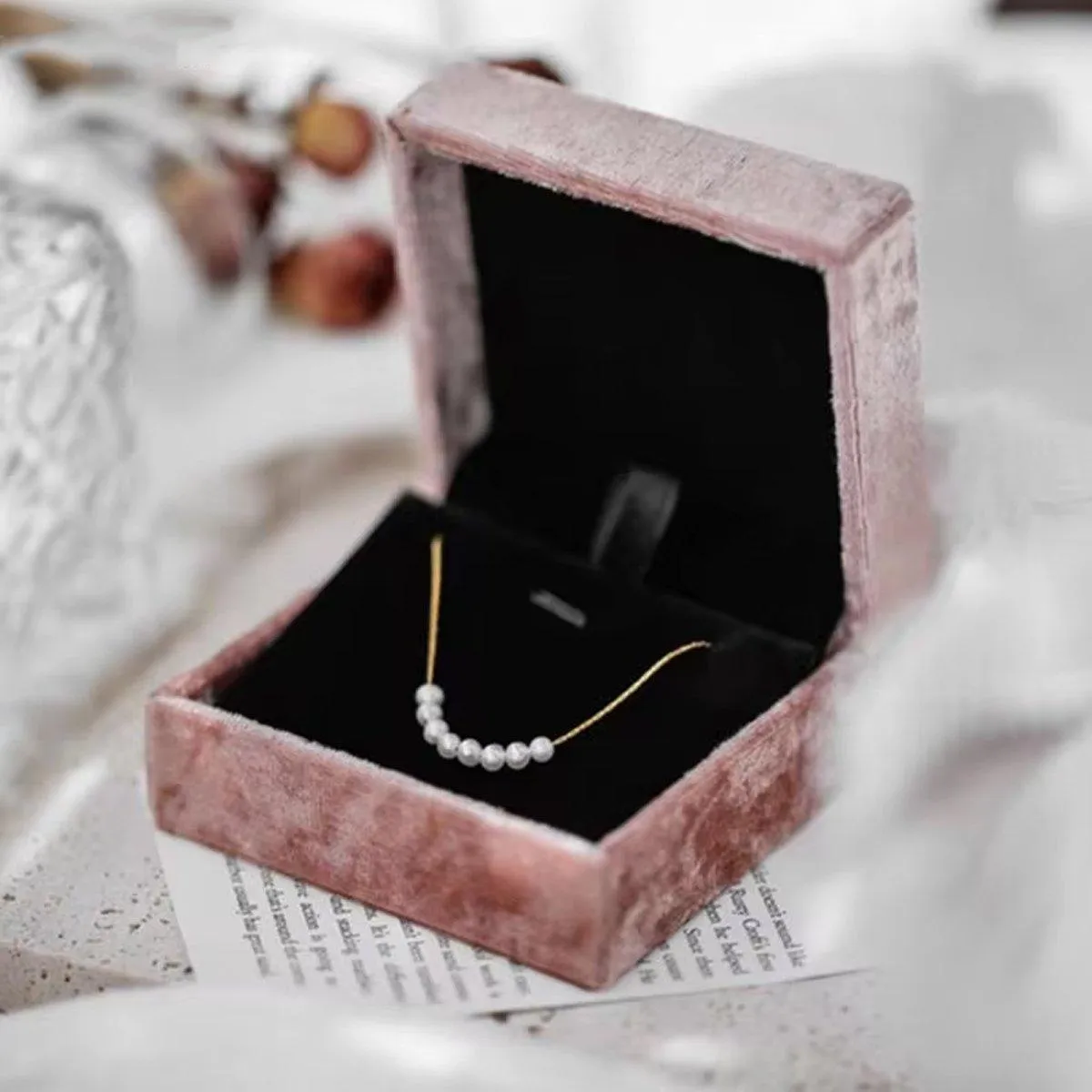 5PCS  Jewelry Box Gift Packing Wedding Box