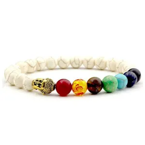 7 Chakra Bodhi Seed Bracelet
