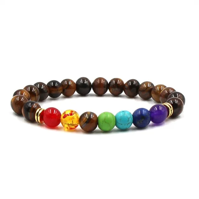 7 chakra bracelet - healing and balance