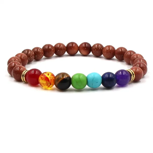 7 chakra bracelet - healing and balance