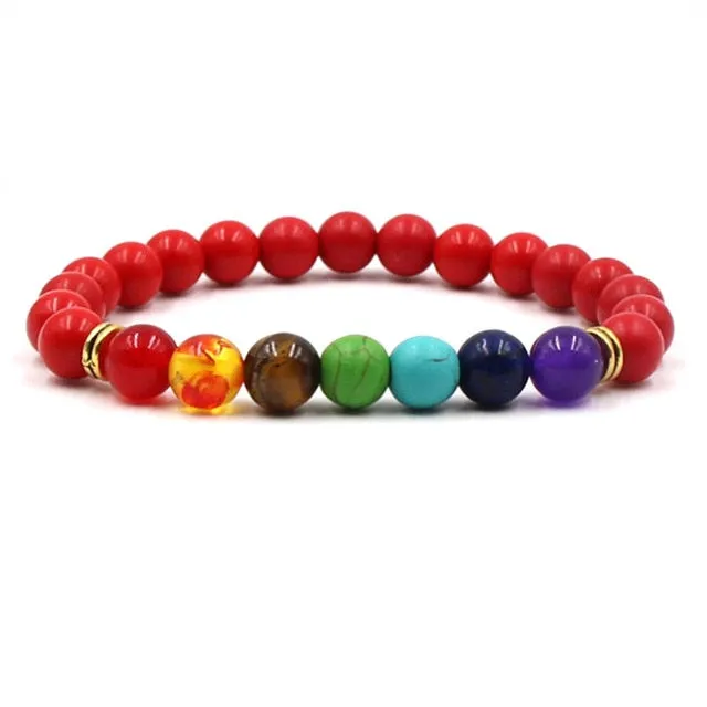 7 chakra bracelet - healing and balance
