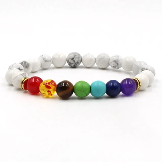7 chakra bracelet - healing and balance