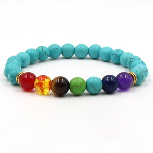 7 chakra bracelet - healing and balance