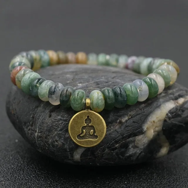 7 chakras pendant Buddha bracelet