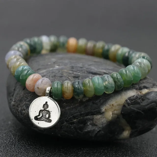 7 chakras pendant Buddha bracelet