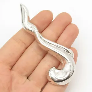 925 Sterling Silver Vintage Mexico Abstract Pin Brooch