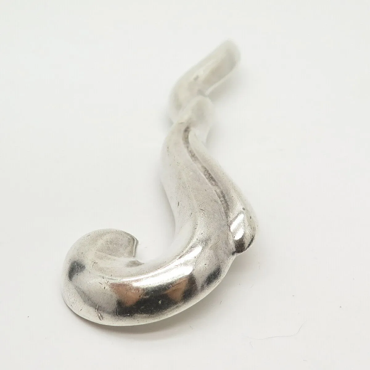925 Sterling Silver Vintage Mexico Abstract Pin Brooch