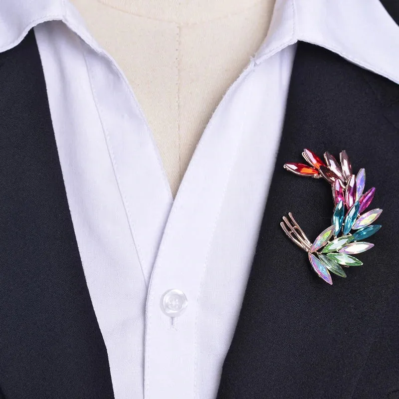 Abstract Brooch - Grain II