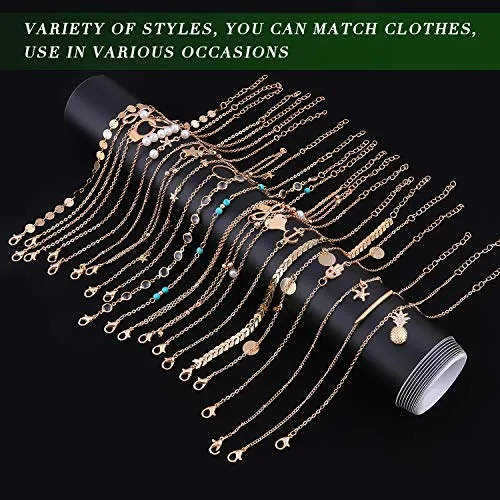 Adjustable Beach Anklet Set