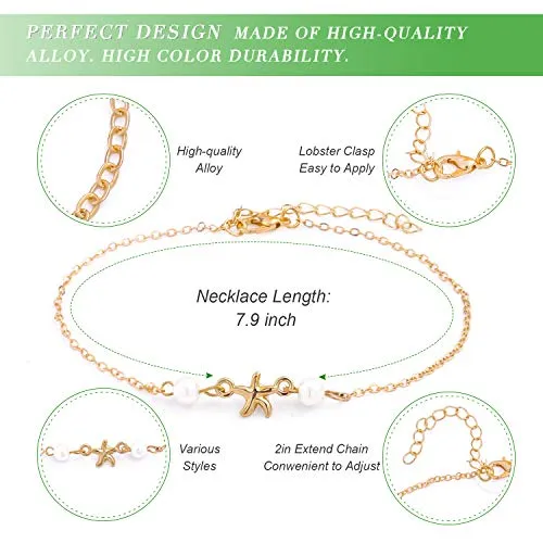 Adjustable Beach Anklet Set