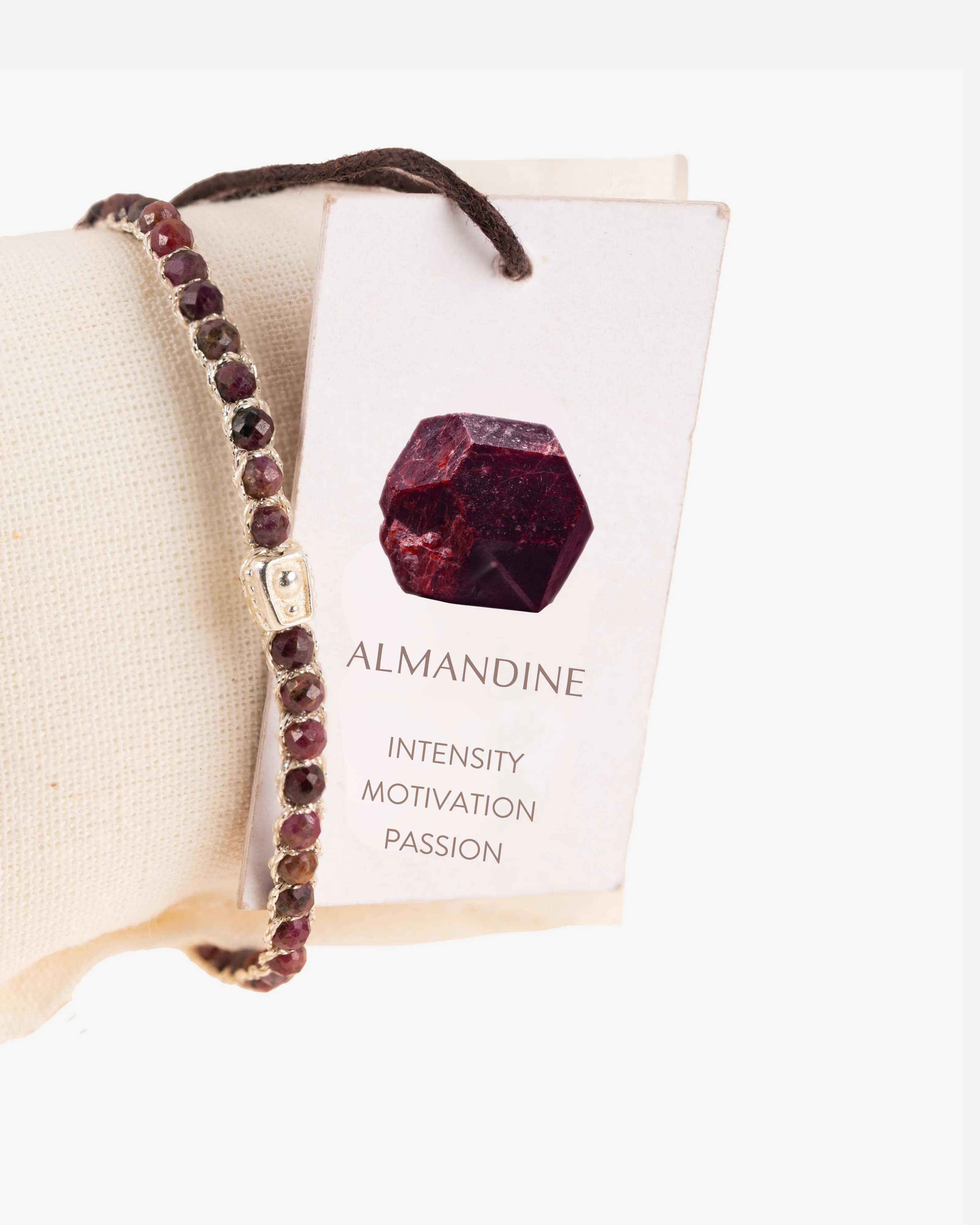 Almandine Bracelet | Silver