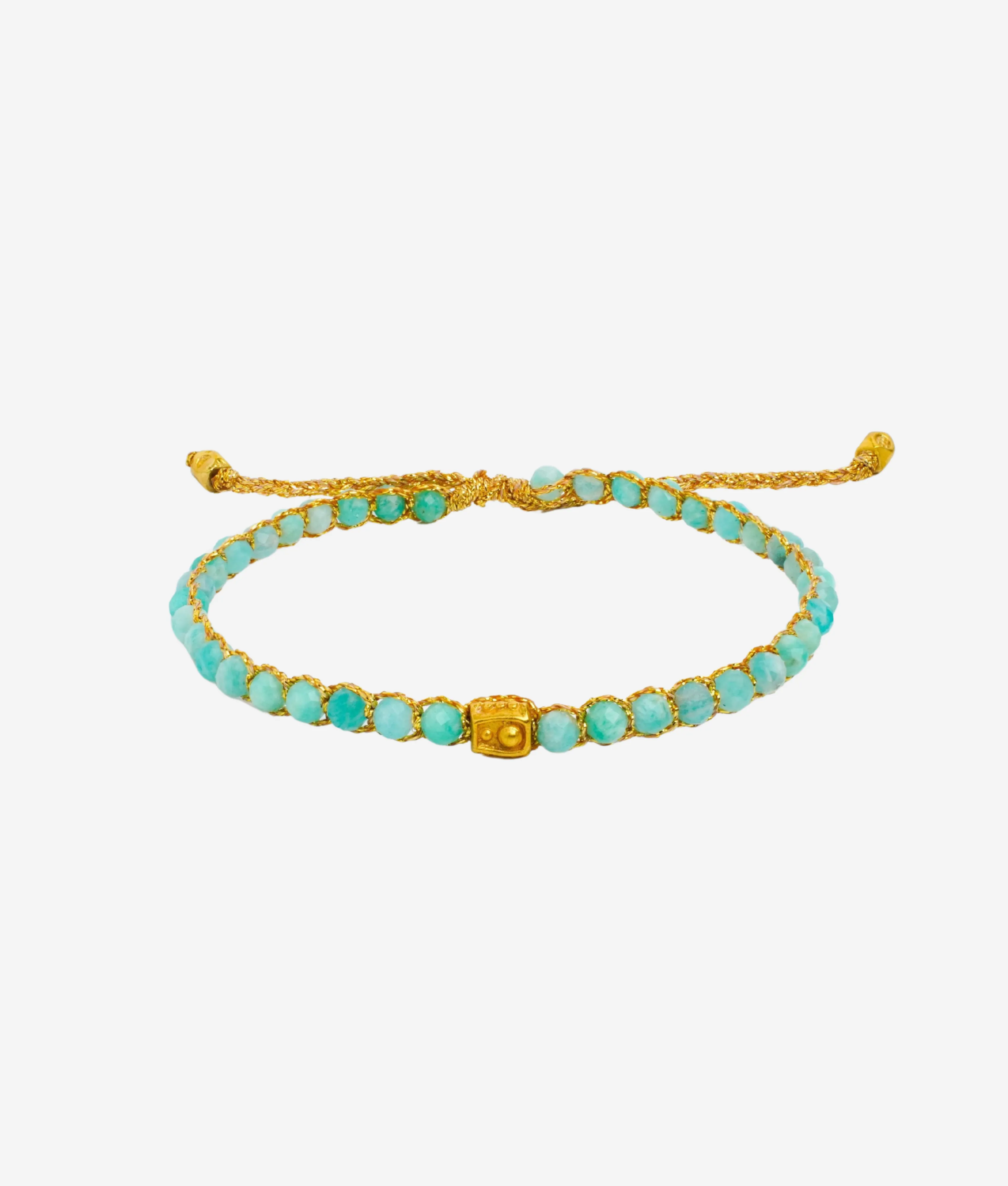 Amazonite Bracelet from South Africa | GOLD