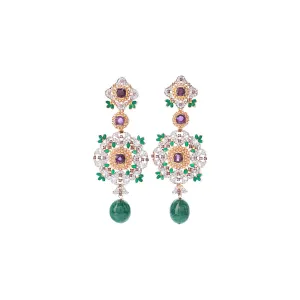 Amethyst Dewdrop Earrings