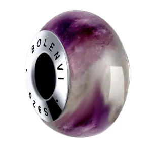 Amethyst Real Chakra Stone Bead Charm