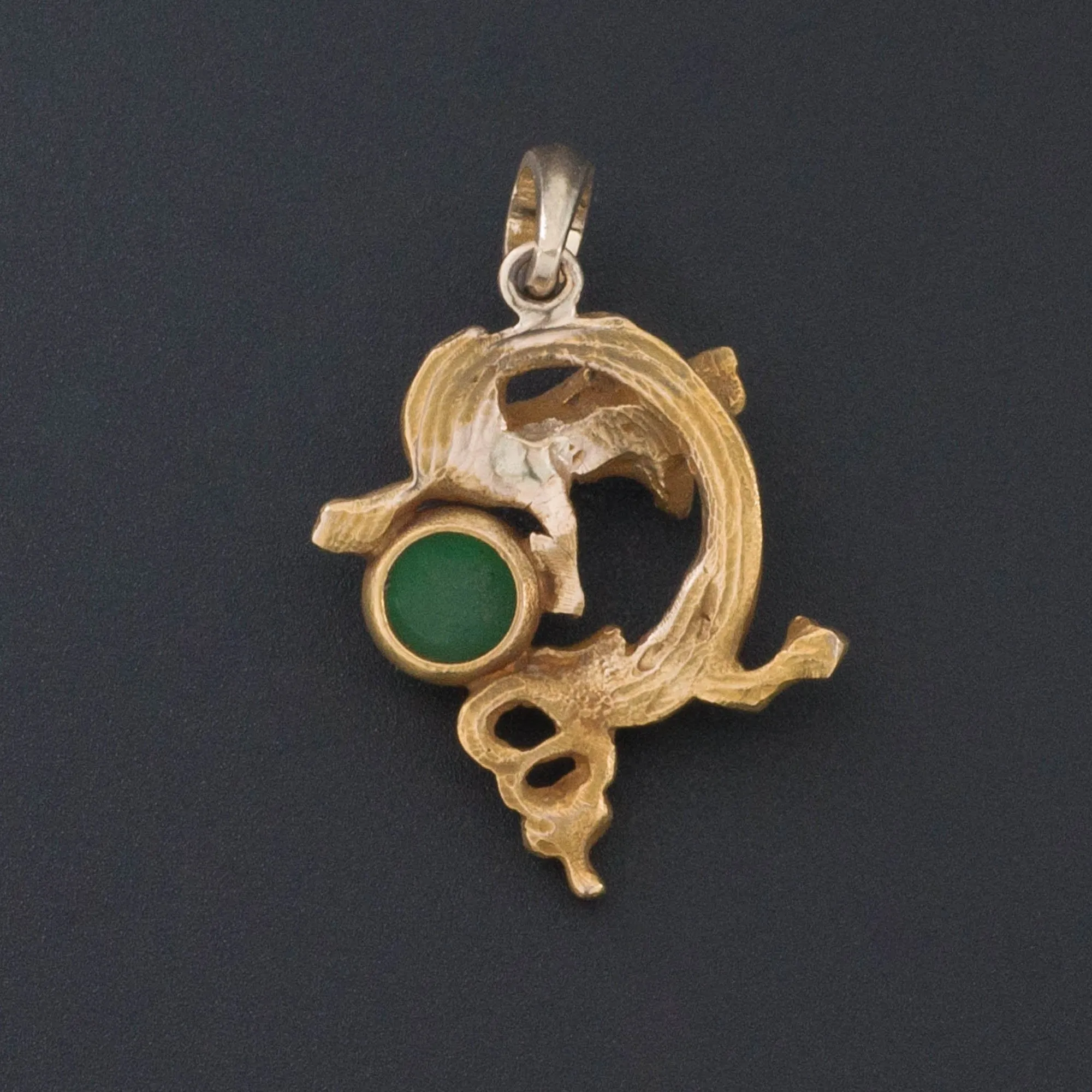Antique Dragon Charm or Pendant | Jade Pendant