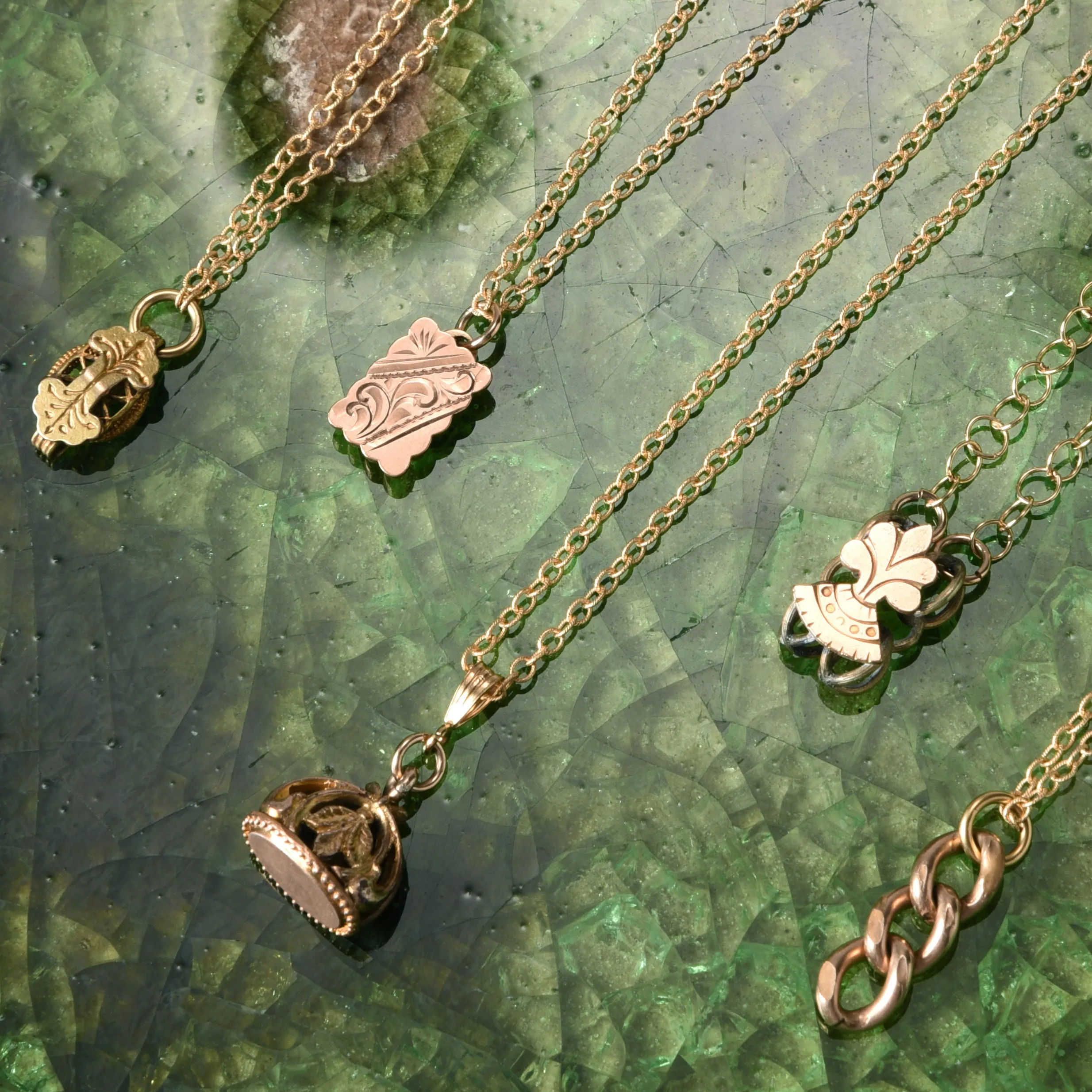 Antique Link Chain Necklace
