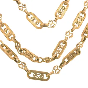 Antique Long Chain Necklace