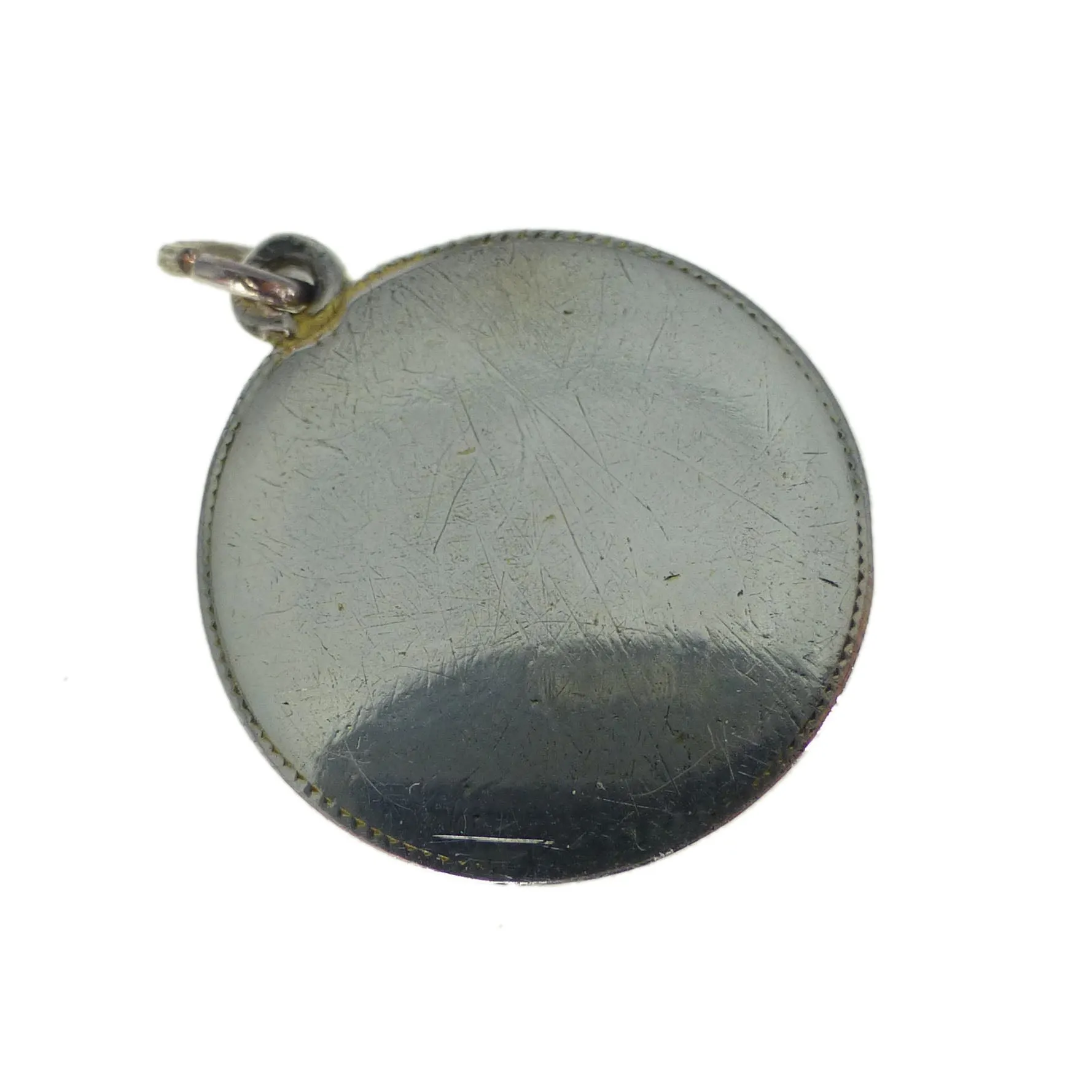 Antique Silver Bressan Enamel Jewel Tone Pendant