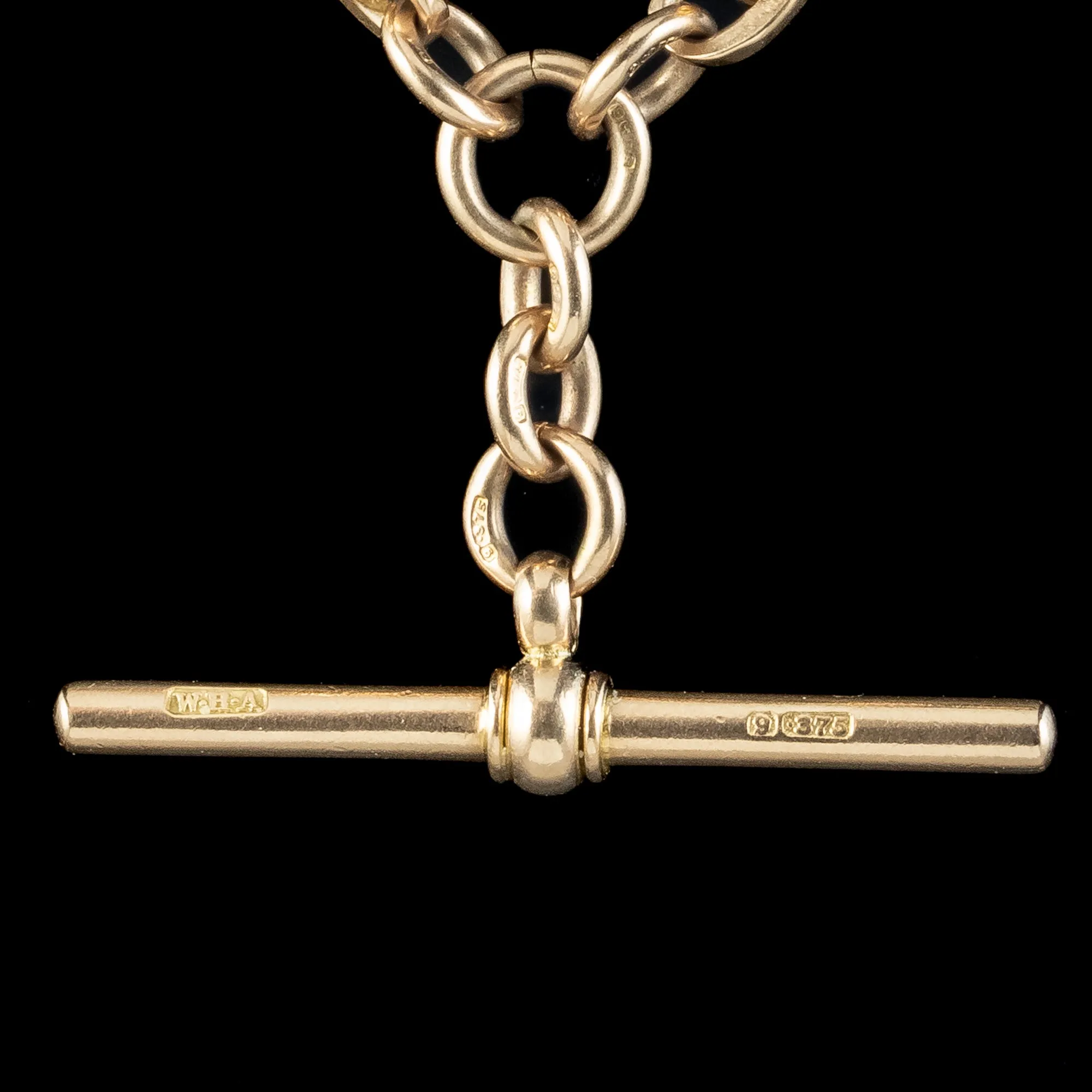 Antique Victorian 9ct Gold Albert Chain