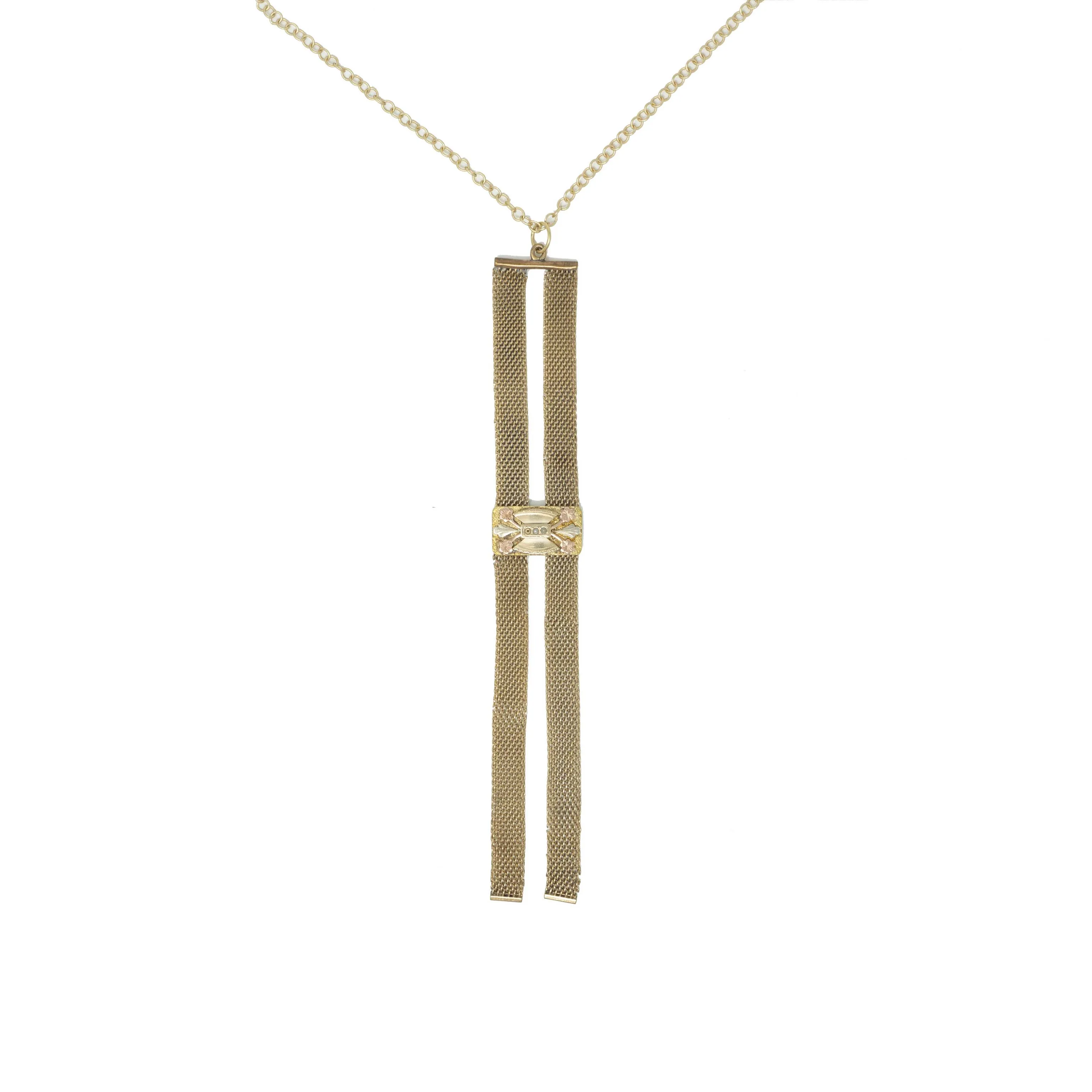 Antique Watch Fob Necklace