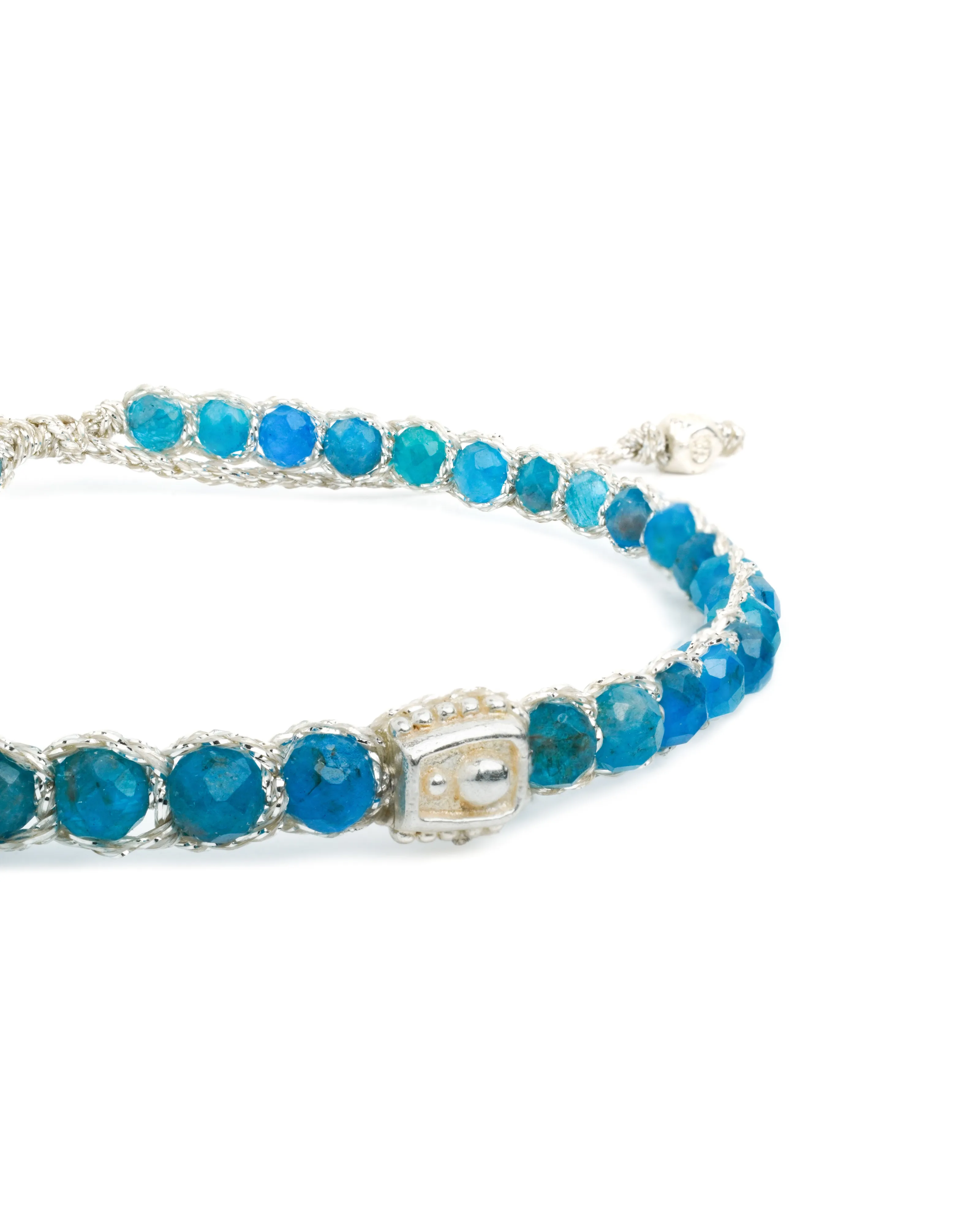 Apatite Bracelet  | Silver