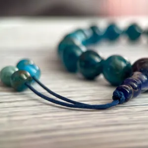 Apatite Mala Bracelet "I Speak Truths."