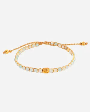 Aquamarine from Mozambique Bracelet | Gold