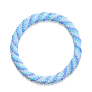 Arctic Surf | Himalayan Glass Bead Bracelet