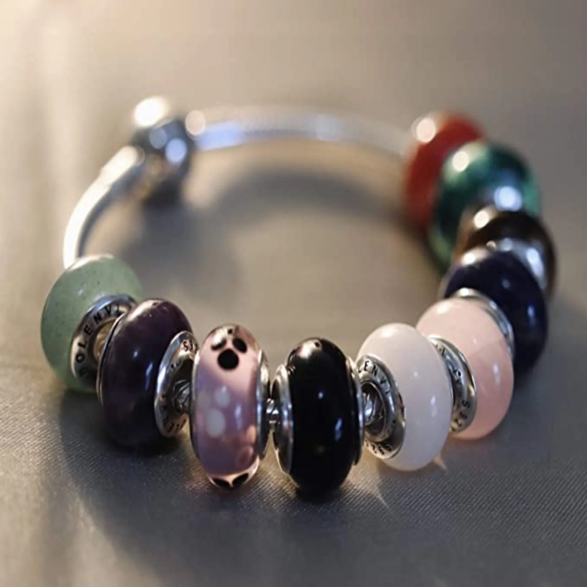 Aventurine Real Chakra Stone Bead Charm
