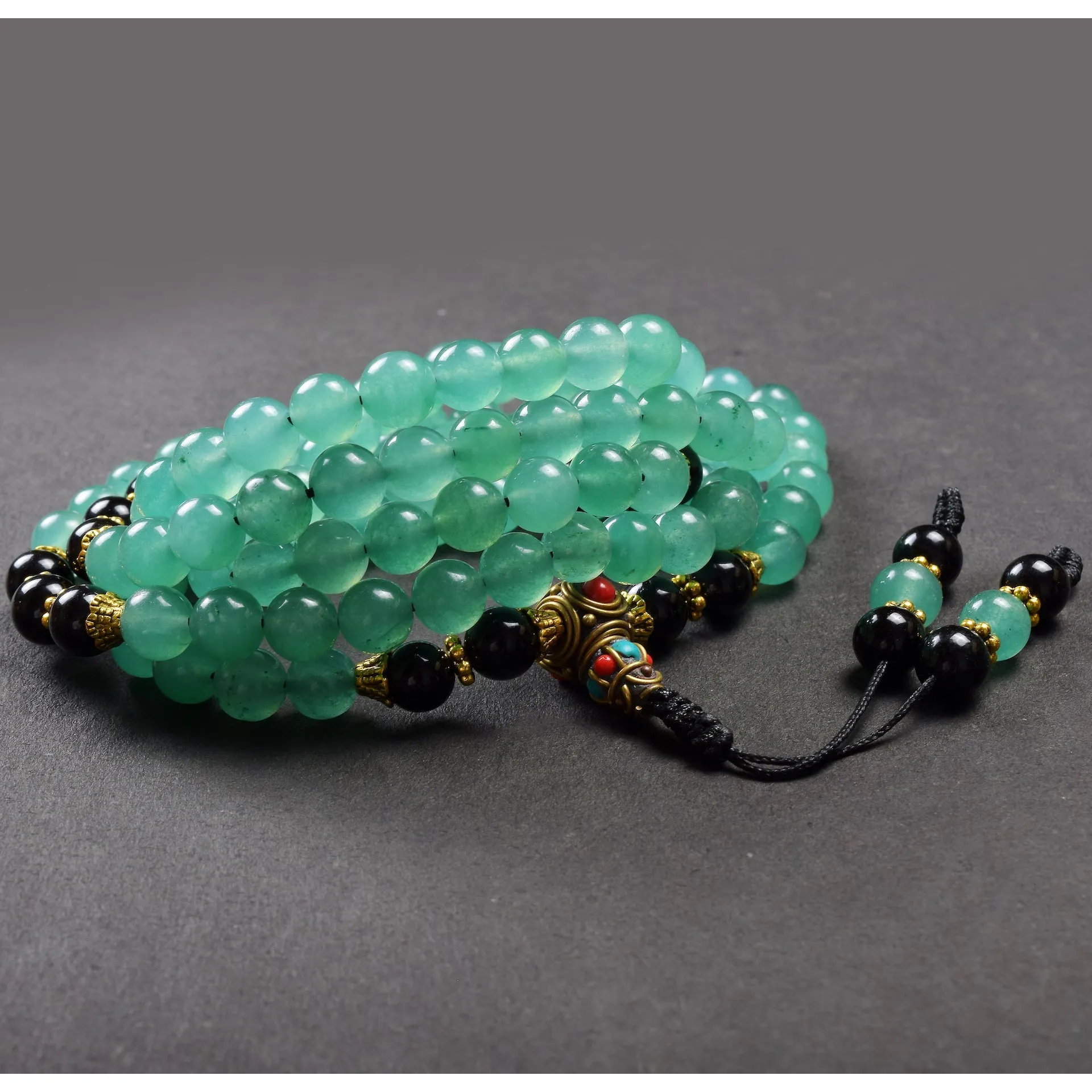 Aventurine Stone of Prosperity Mala