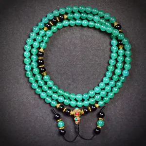 Aventurine Stone of Prosperity Mala
