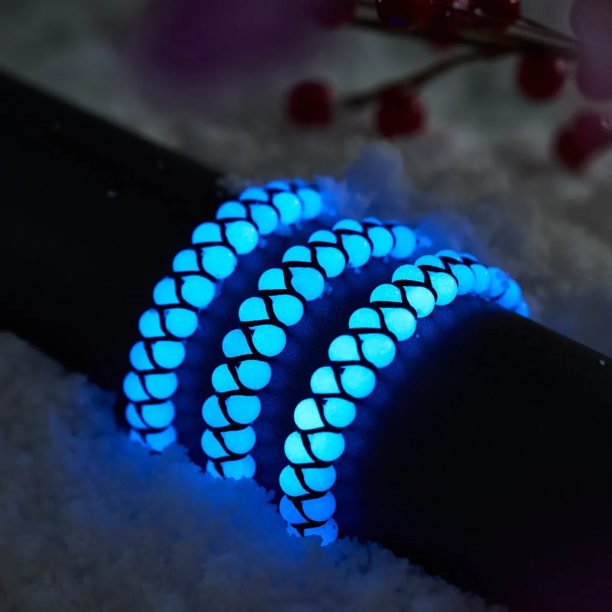 Azure | Lumos Ceramic | Vitality Macrame Bracelet