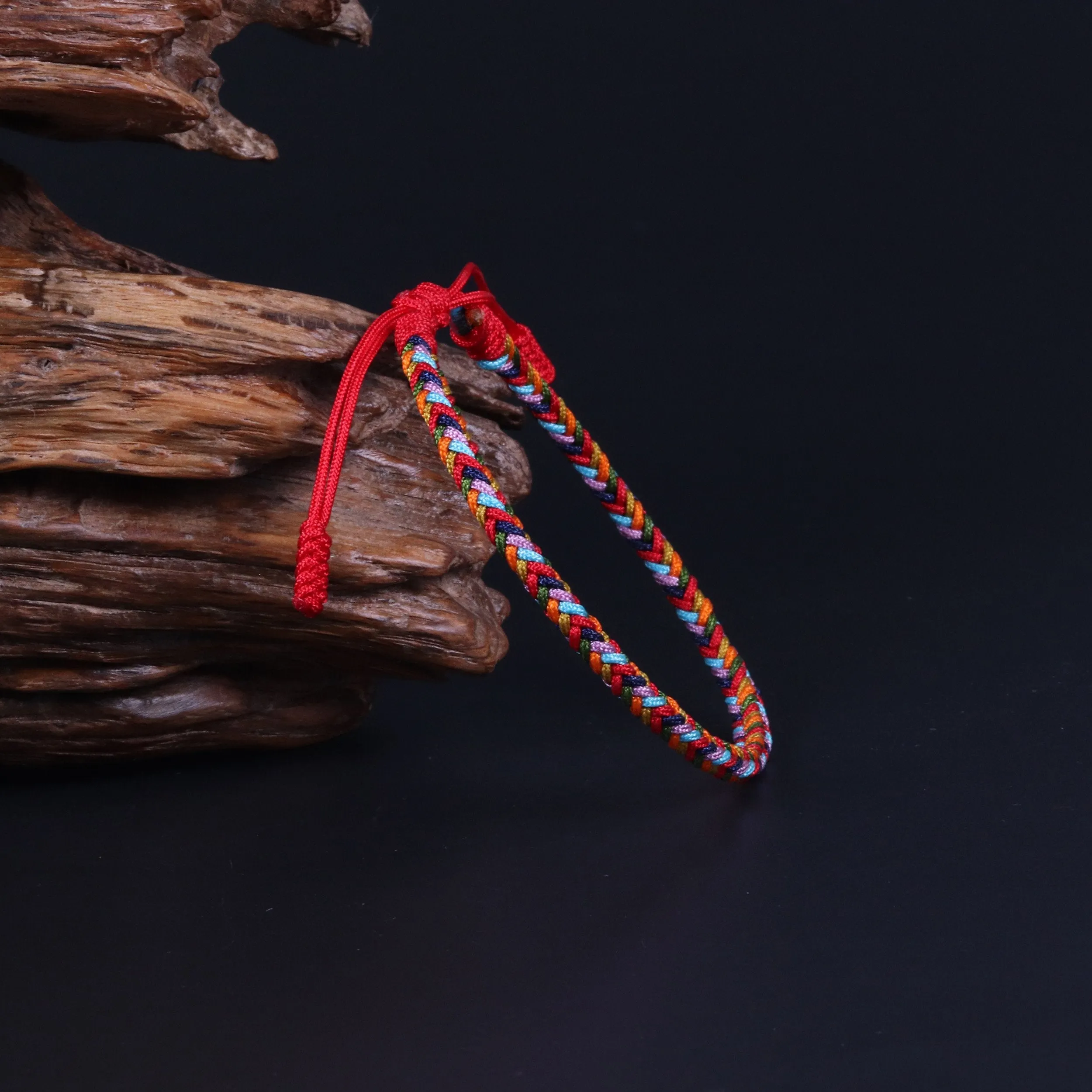 Balance and Harmony Lucky Handmade Buddhist Knots Rope Bracelet
