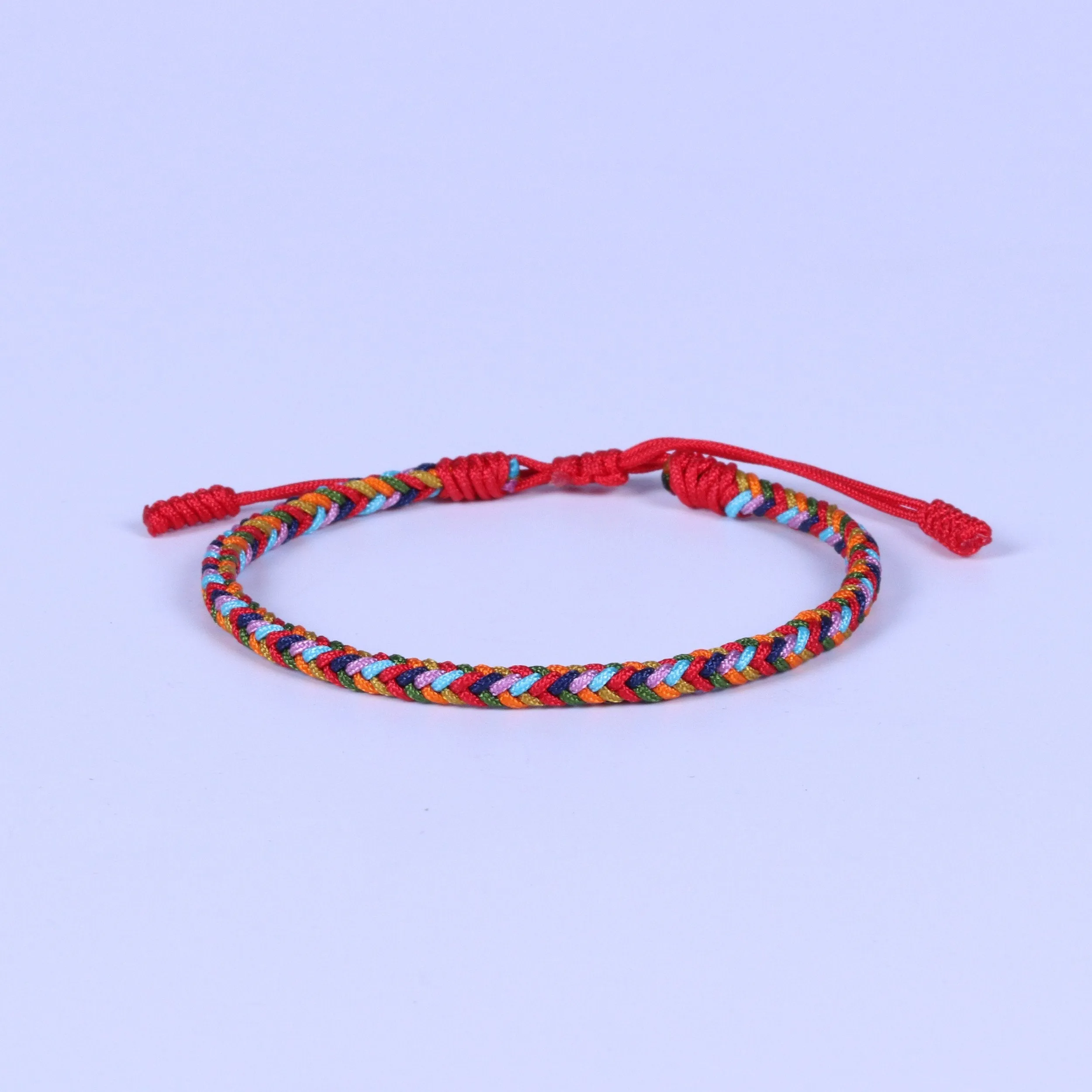 Balance and Harmony Lucky Handmade Buddhist Knots Rope Bracelet