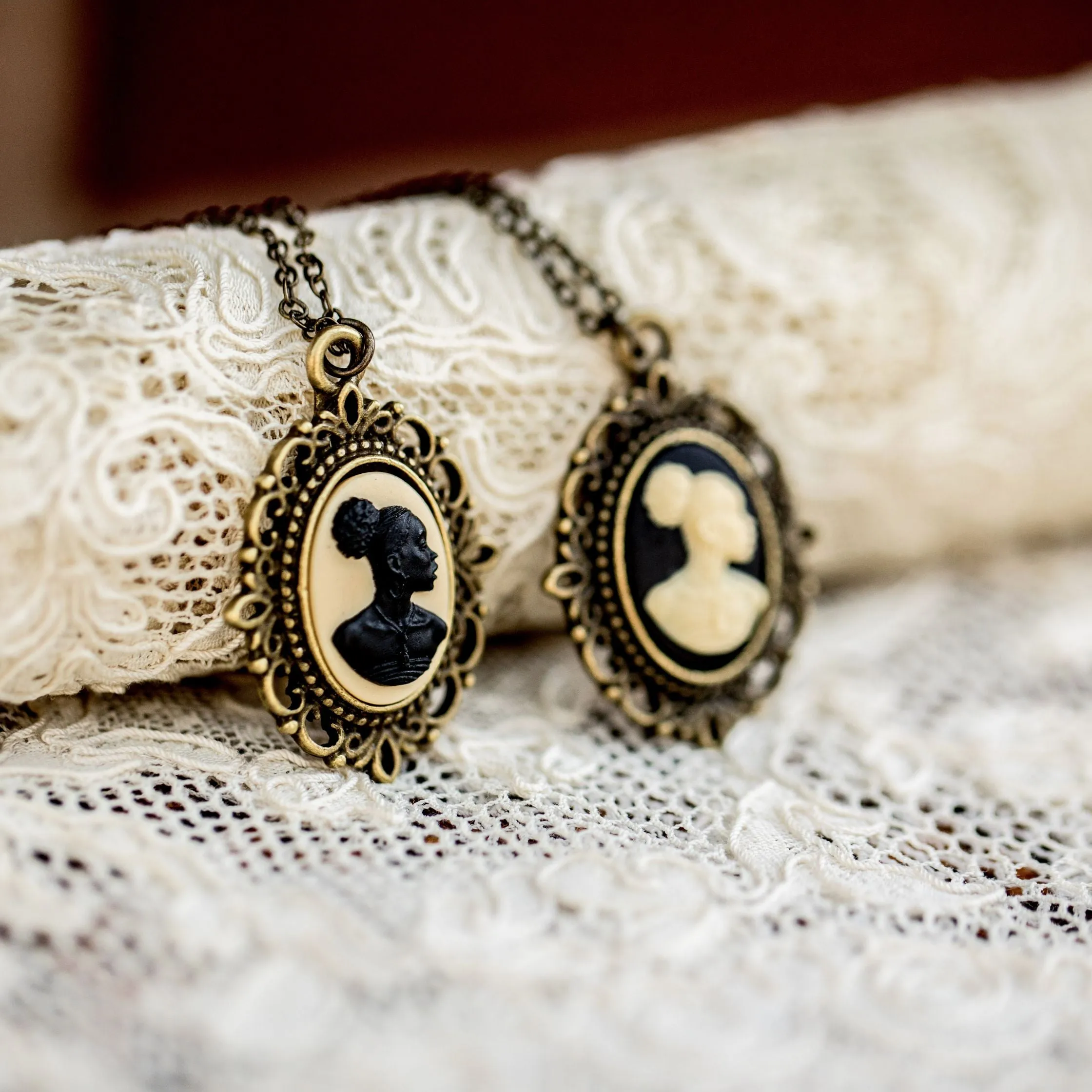 Black, Indigenous and People of Color Cameo Necklaces