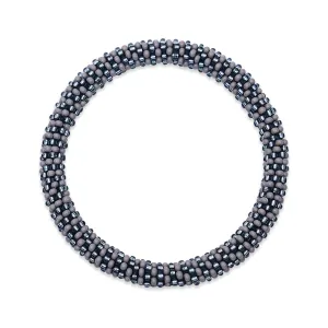 Blueberry Field | Himalayan Glass Bead Bracelet
