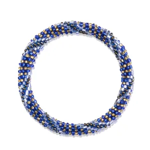 Blueberry Seeds | Himalayan Glass Bead Bracelet