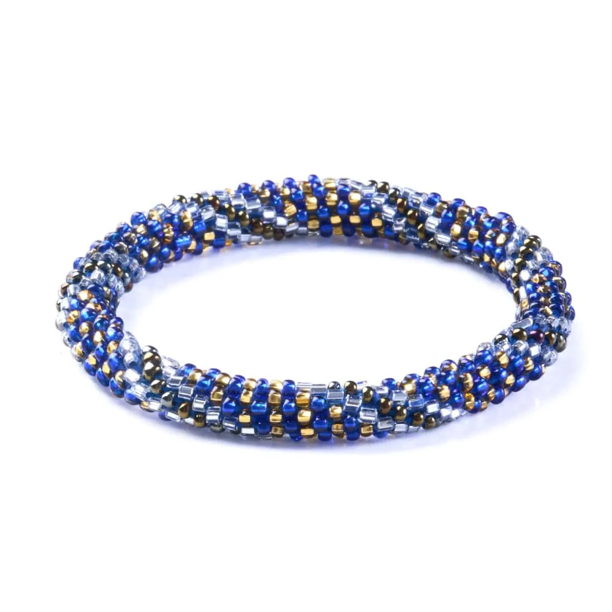 Blueberry Seeds | Himalayan Glass Bead Bracelet
