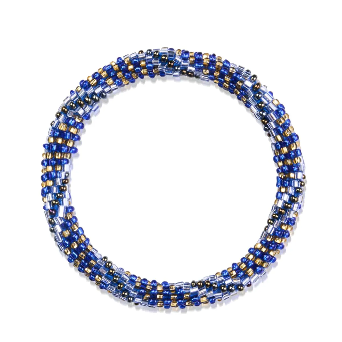 Blueberry Seeds | Himalayan Glass Bead Bracelet