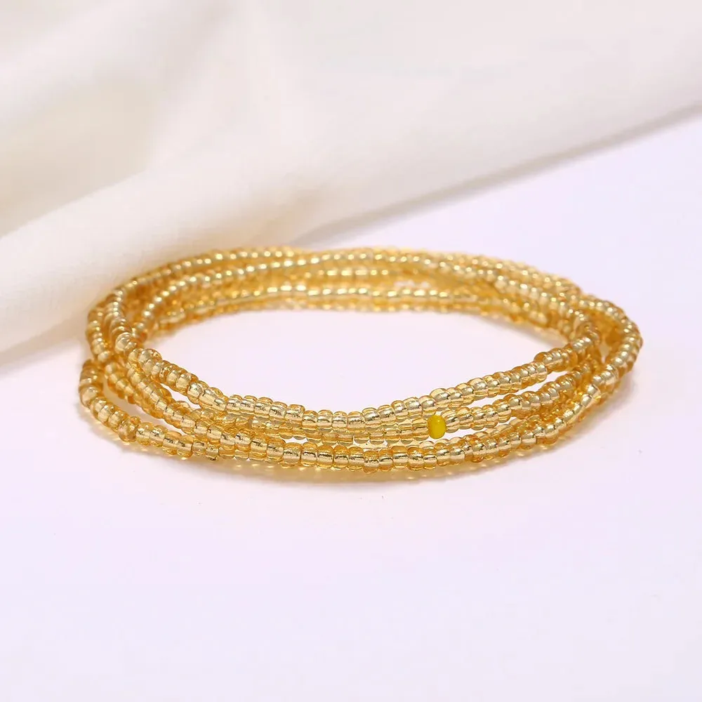 Bohemia Beads Ankle Bracelet Body Jewelry Summer Handmade Beach Anklets For Women Waistchain Foot Chain Girls Accessories Gifts