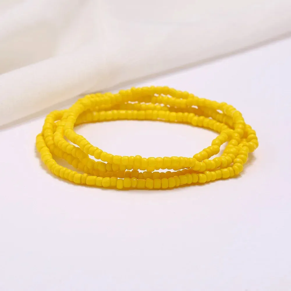 Bohemia Beads Ankle Bracelet Body Jewelry Summer Handmade Beach Anklets For Women Waistchain Foot Chain Girls Accessories Gifts