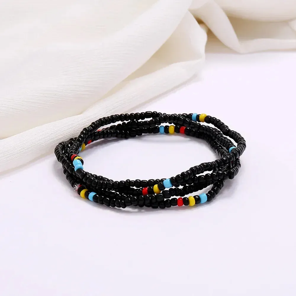 Bohemia Beads Ankle Bracelet Body Jewelry Summer Handmade Beach Anklets For Women Waistchain Foot Chain Girls Accessories Gifts